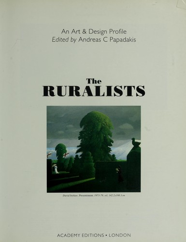 Cover for The Ruralists (Art and Design Profiles)