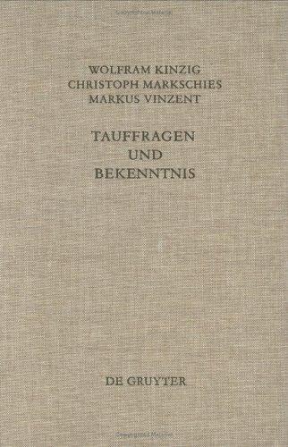 Cover for Tauffragen und Bekenntnis