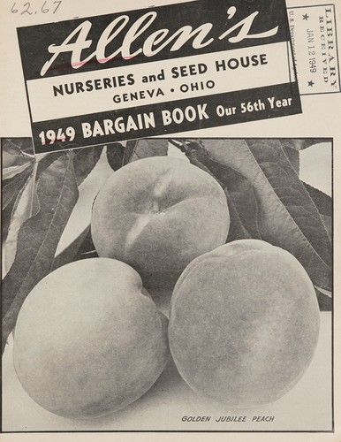 Cover for 1949 bargain book