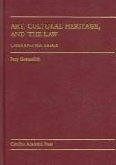 Cover for Art, cultural heritage, and the law