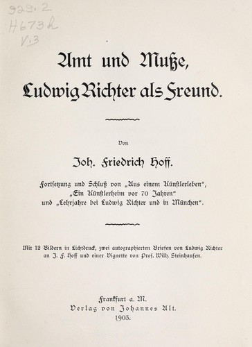 Cover for Aus einem KÃ¼nstlerleben