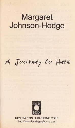 Cover for A journey to here