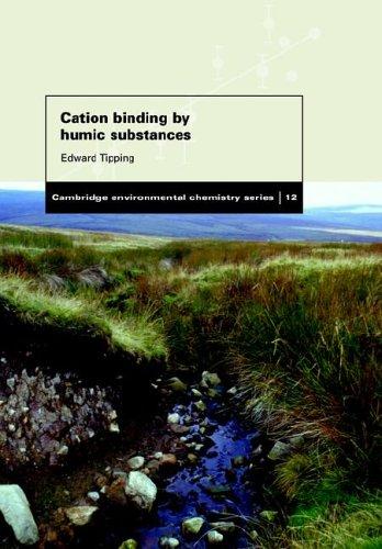 Cover for Cation Binding by Humic Substances (Cambridge Environmental Chemistry Series)