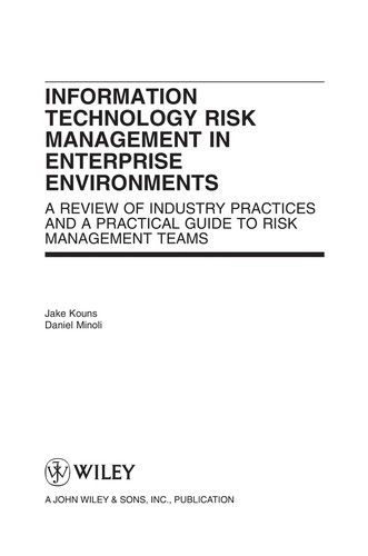Cover for Information technology risk management in enterprise environments