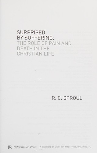 Cover for Surprised by suffering