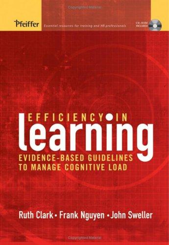 Cover for Efficiency in Learning