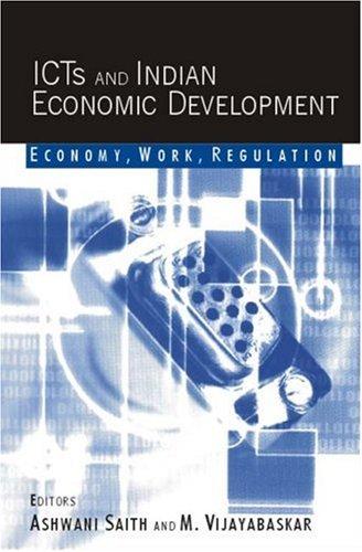 Cover for ICTs and Indian Economic Development