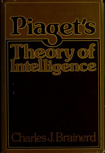 Cover for Piaget's theory of intelligence