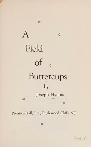 Cover for A field of buttercups