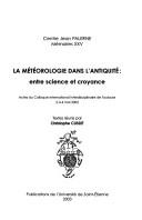 Cover for La météorologie dans l'antiquité