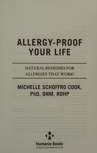 Cover for Allergy-proof your life