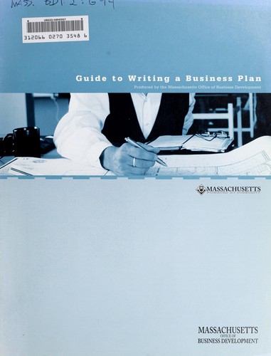 Cover for Guide to writing a business plan