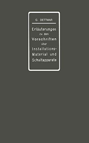 Cover for Erläuterungen zu den Vorschriften für die Konstruktion und Prüfung von Installationsmaterial, den Vorschriften für die Konstruktion und Prüfung von ... Deutscher Elektrotechniker
