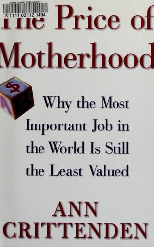 Cover for The price of motherhood