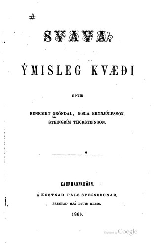 Cover for Svava.