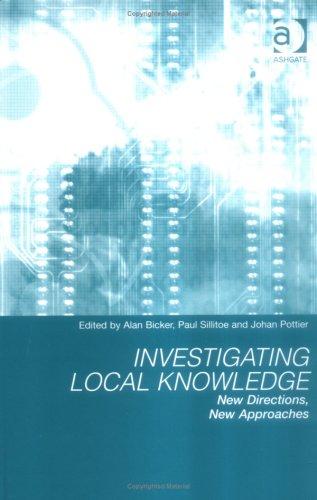 Cover for Investigating Local Knowledge