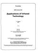 Cover for Applications of Infrared Technology