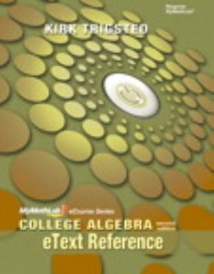 Cover for College Algebra Second Edition Etext Reference