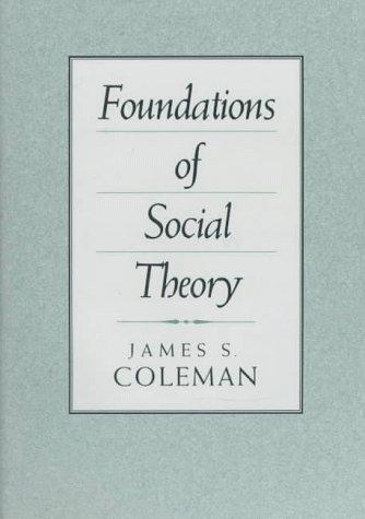 Cover for Foundations of Social Theory