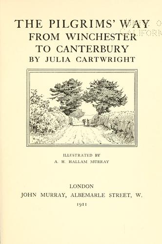 Cover for The Pilgrims' way from Winchester to Canterbury