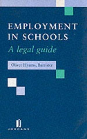 Cover for Employment in Schools
