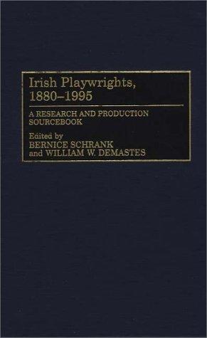 Cover for Irish Playwrights, 1880-1995