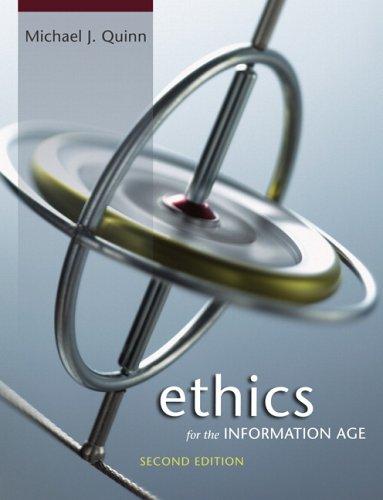 Cover for Ethics for the information age