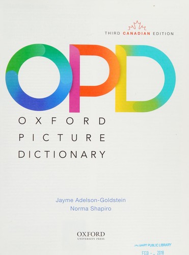 Cover for Oxford Picture Dictionary