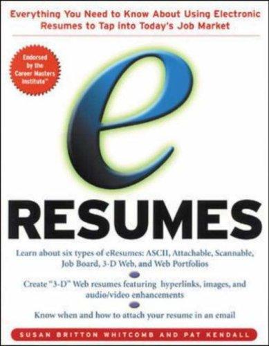 Cover for e-Resumes