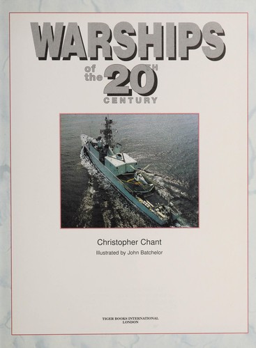 Cover for Warships of the 20th century