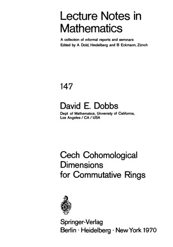 Cover for Cech cohomological dimensions for commutative rings