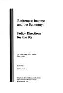 Cover for Retirement income and the economy