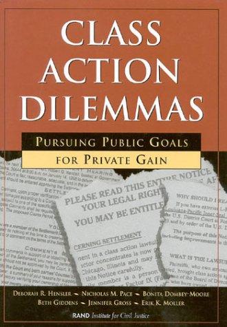Cover for Class Action Dilemmas