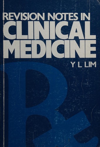 Cover for Revision notes in clinical medicine