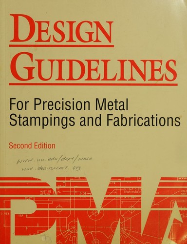 Cover for Design Guidelines for Precision Metal Stampings and Fabrications