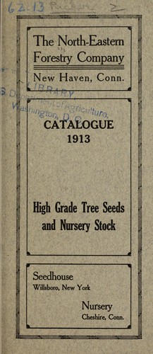 Cover for Catalogue 1913