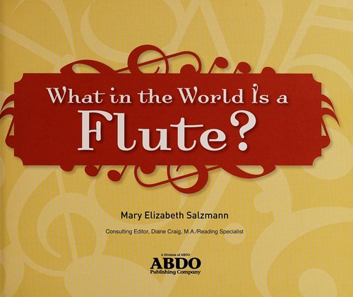 Cover for What in the world is a flute?