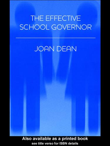 Cover for The Effective School Governor