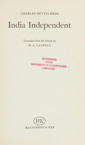 Cover for India independent
