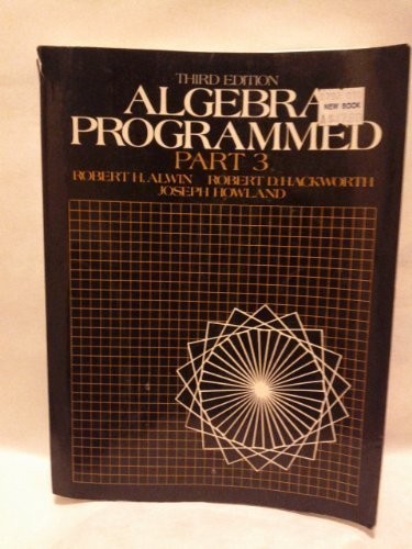 Cover for Algebra Programmed
