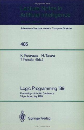 Cover for Logic Programming '89