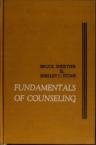 Cover for Fundamentals of counseling