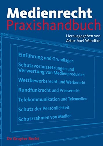 Cover for Medienrecht: Praxishandbuch (German Edition)