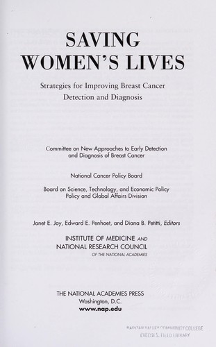 Cover for Saving lives, buying time