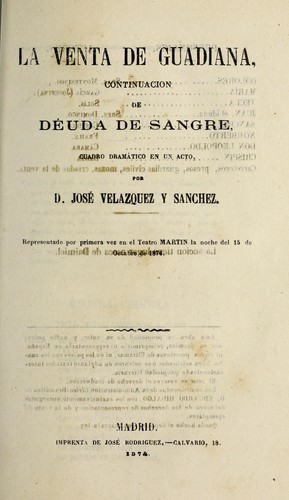 Cover for La venta de Guadiana