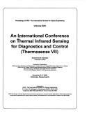 Cover for An International Conference on Thermal Infrared Sensing for Diagnostics and Control (Thermosense VII)