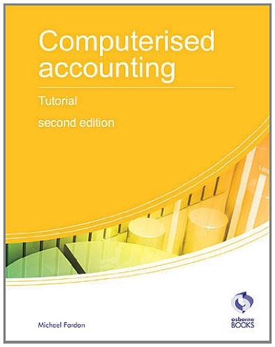 Cover for Computerised Accounting Tutorial