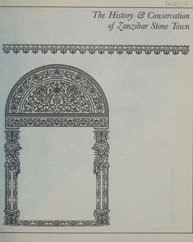 Cover for History and conservation of Zanzibar Stone Town