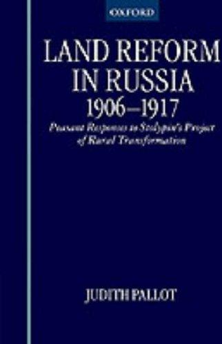 Cover for Land reform in Russia, 1906-1917