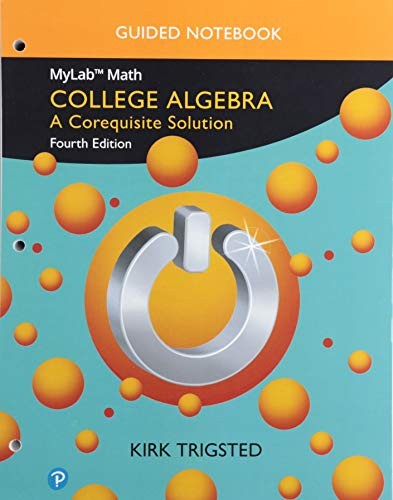 Cover for Guided Notebook for College Algebra